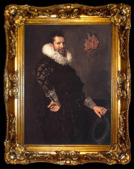 framed  HALS, Frans Portrait of a Man  wtt, ta009-2